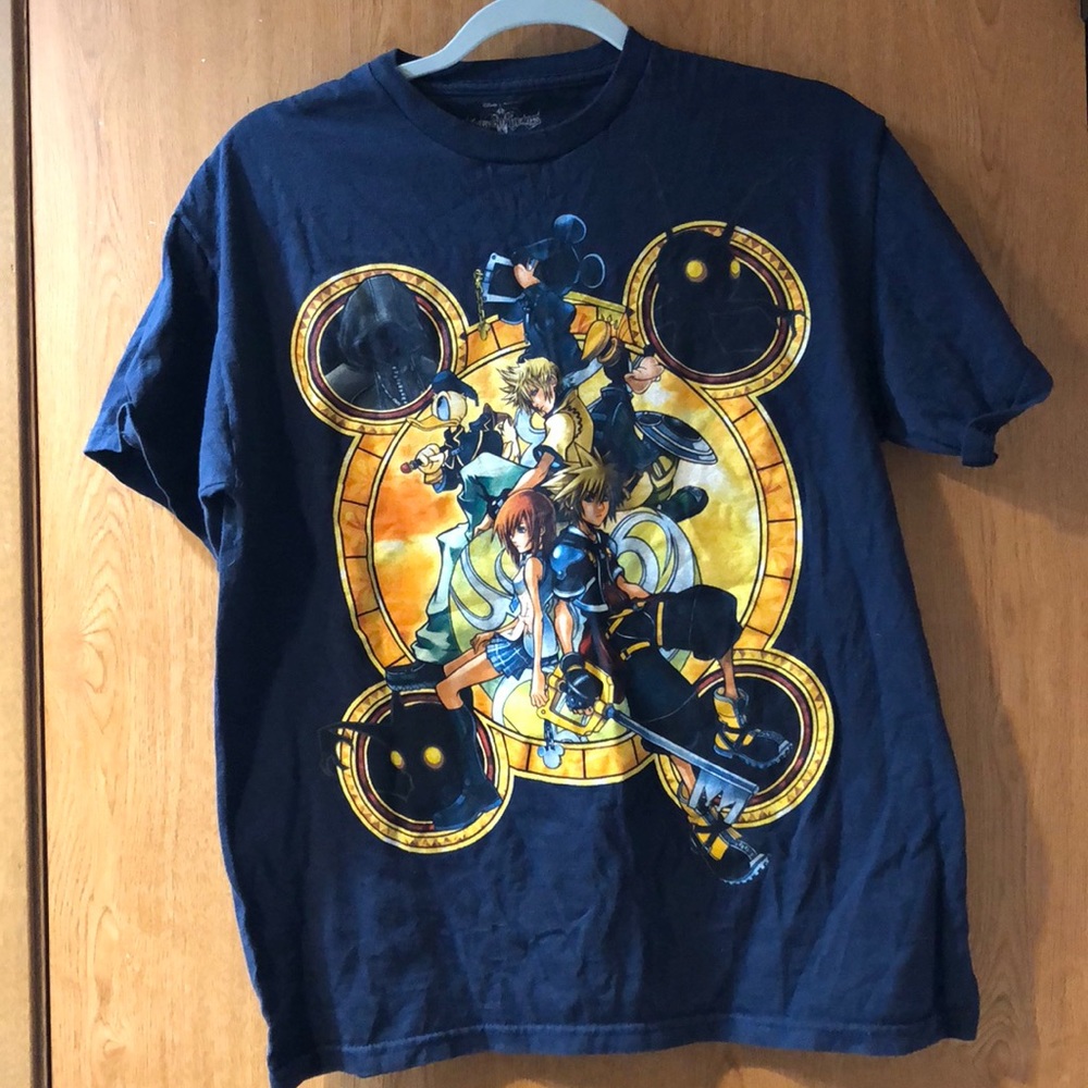 Navy Blue Kingdom Hearts 2 T Shirt